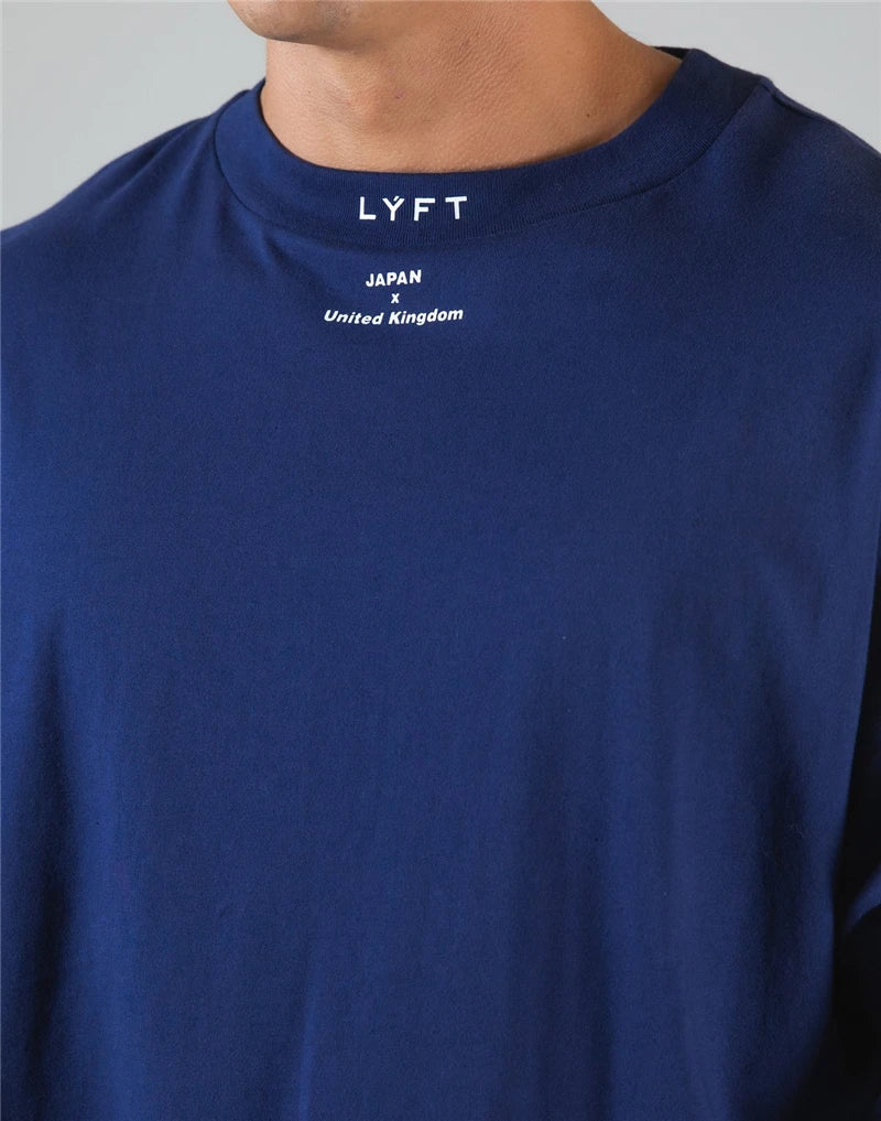 Running Oversized T shirt Men Gym Bodybuilding and Fitness Loose Casual Lifestyle Wear T-shirt Male Streetwear Hip-Hop Tshirt