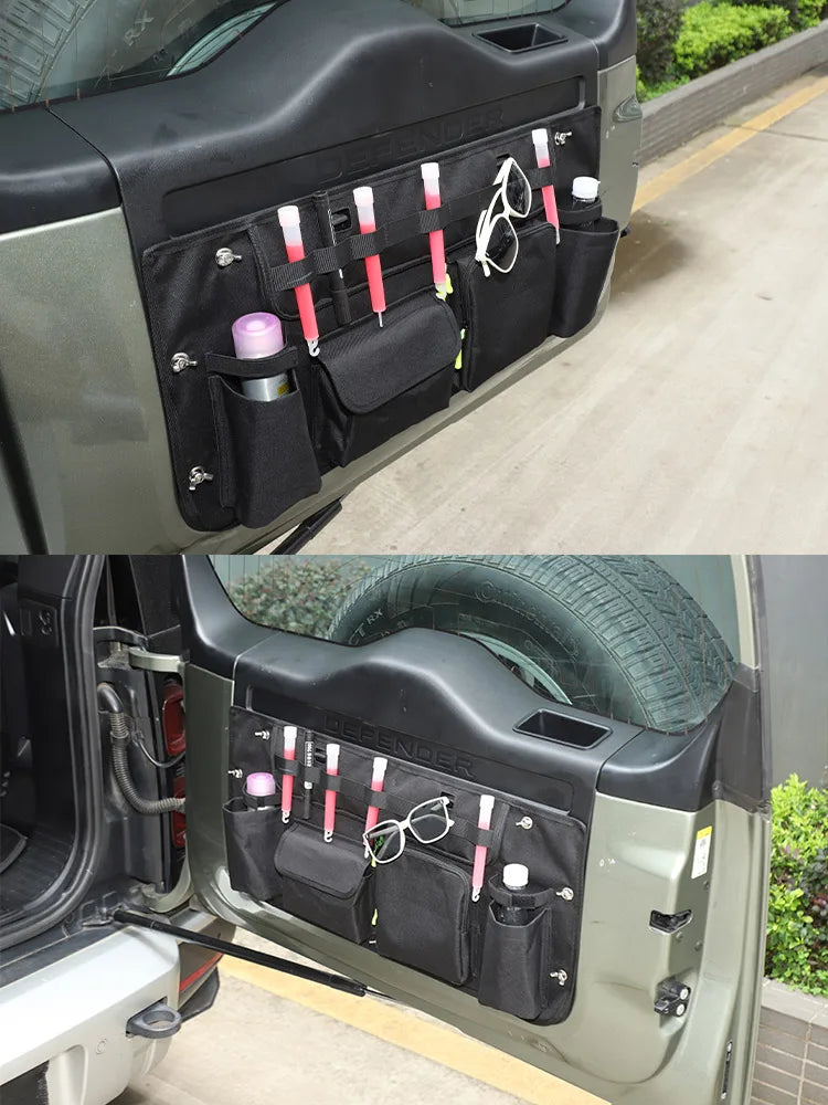 For Land Rover Defender 90 110 2020-2025 Car Tailgate Luggage Storage Bag Tool Storage Bag Car Accessories