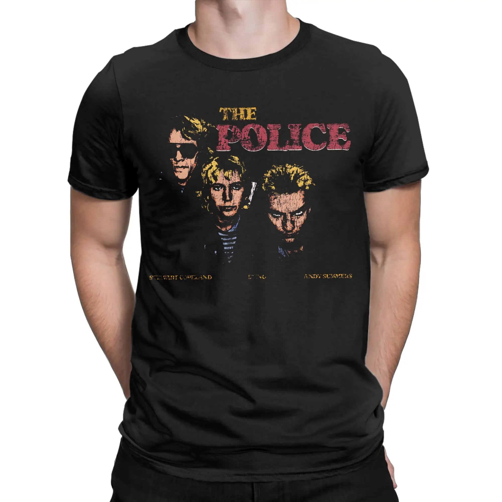 The Police rock band Tee Shirt for Men Women Graphic T Shirts  Cotton Clothing