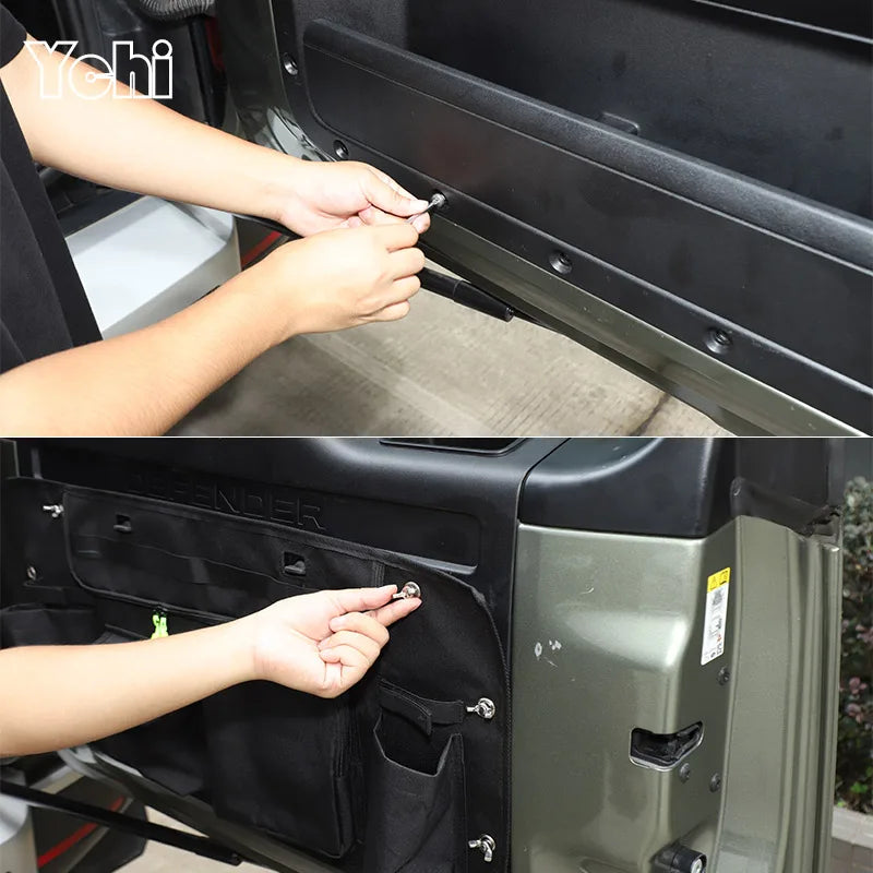 For Land Rover Defender 90 110 2020-2025 Car Tailgate Luggage Storage Bag Tool Storage Bag Car Accessories