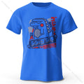 S-5XL Harajuku Kawaii Animal Printed 100% Cotton T-Shirt, Lightweight Round Neck Short Sleeve Tee, Unisex Casual Wear