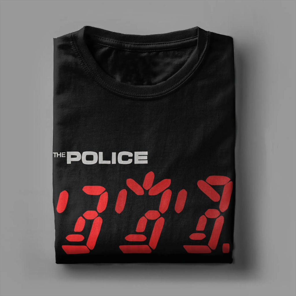 The Police rock band Tee Shirt for Men Women Graphic T Shirts  Cotton Clothing