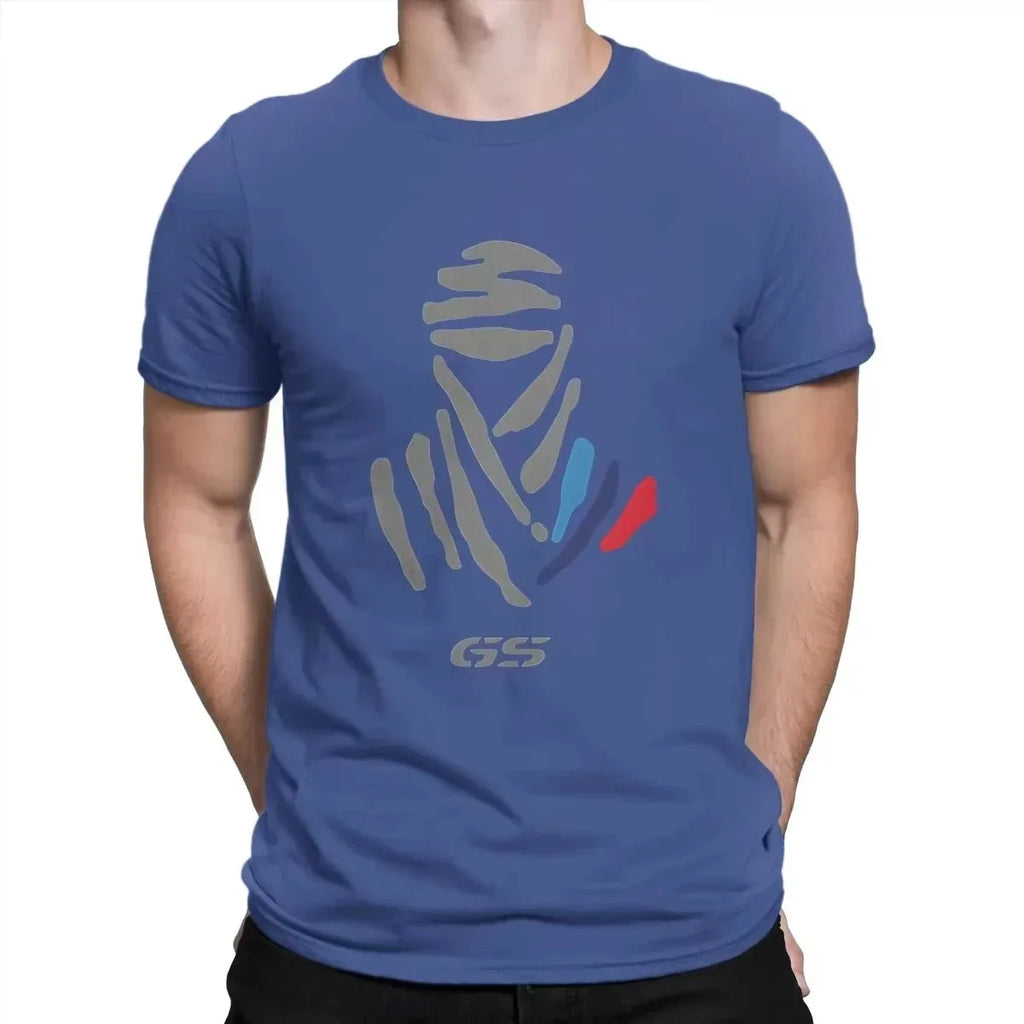 2026 SUMMER GS LIGHT Men's 2D T Shirt GS Grunge Motorcycle BRUSHES O Neck Short Sleeve 100_ Cotton Top Men Tees Clothing