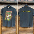 Reprint The Cramps Stay Sick Tour 2 Side Black Unisex T-shirt Men Women