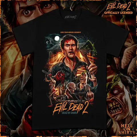 EVIL DEAD 2 "KISS GOODBYE" SHORT SLEEVE T-SHIRT