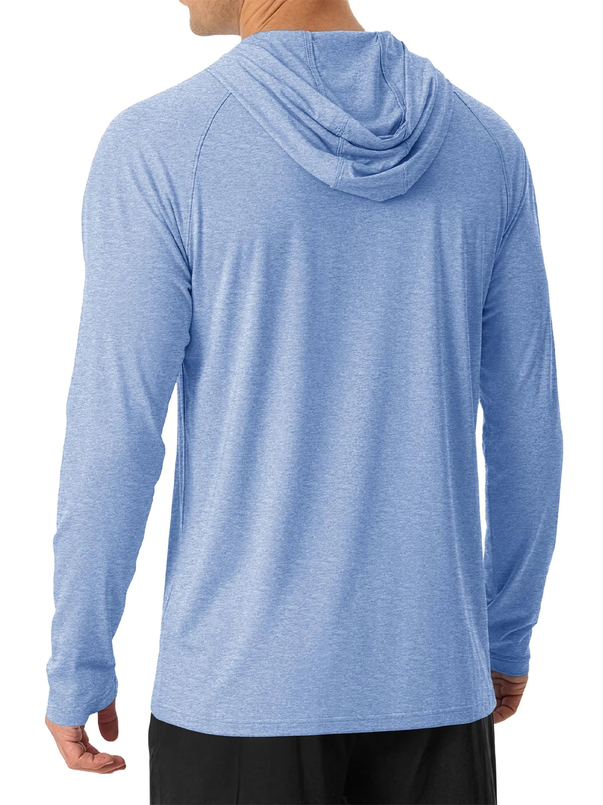 MAGCOMSEN Men Sun Hoodie UPF 50 Long Sleeve Quick Dry Lightweight Fishing Shirt Breathable Hiking Running Swim Rash Guard