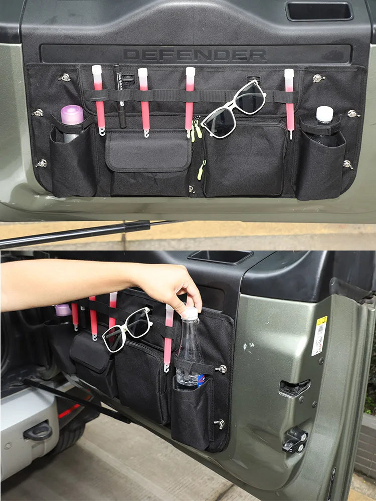 For Land Rover Defender 90 110 2020-2025 Car Tailgate Luggage Storage Bag Tool Storage Bag Car Accessories