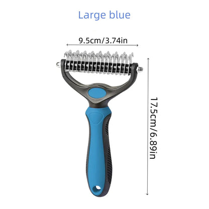 A Pet Double-sided Knot Comb Dog Comb Dog Comb Cat Beauty Hair Removal Cat Comb Pet Supplies