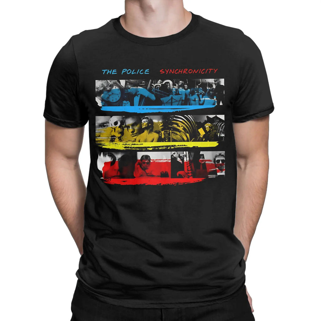 The Police rock band Tee Shirt for Men Women Graphic T Shirts  Cotton Clothing